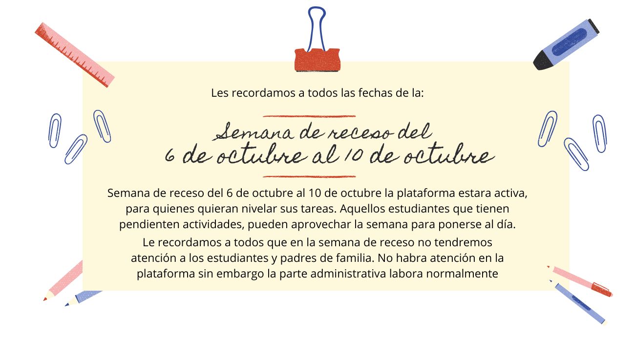 semana de receso